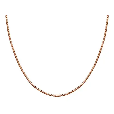 Box Chain in 18ct Rose Gold Plating