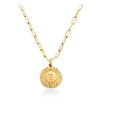 Odeion Initial Necklace in 18ct Gold Plating