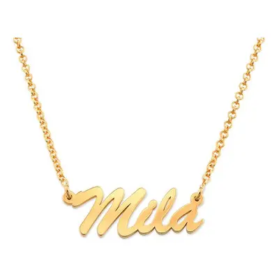 Jennifer Name Necklace in 18ct Gold Plating