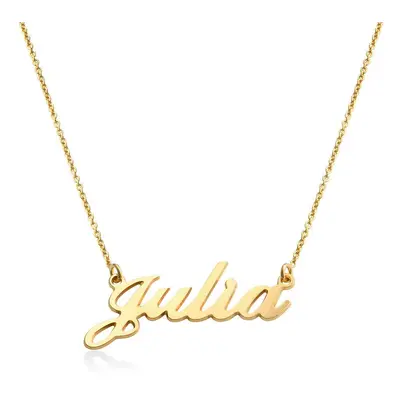 Classic Cocktail Name Necklace in 18ct Gold Plating