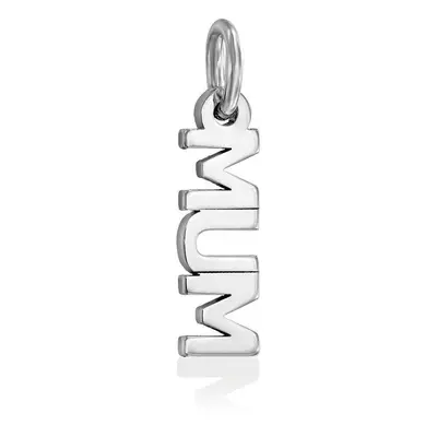 Mum Charm for Linda Necklace in Sterling Silver