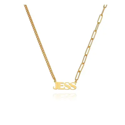 Bold Name Necklace in 18ct Gold Plating