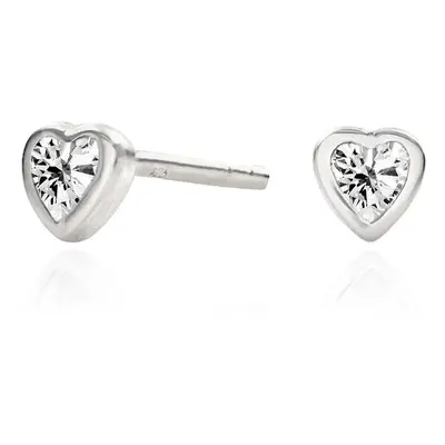 Charli Heart Earrings in Sterling Silver