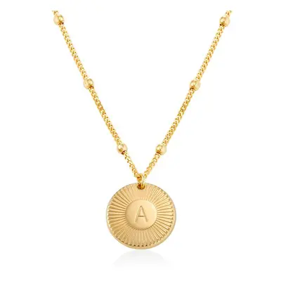 Rayos Initial Necklace in 18ct Gold Plating