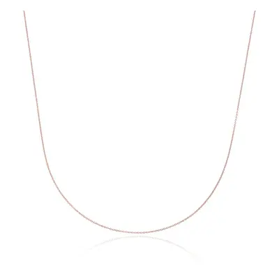 Cable Chain Necklace in 18ct Rose Gold Vermeil