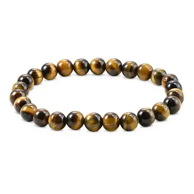 Tiger Eye Men’s Beaded Bracelet