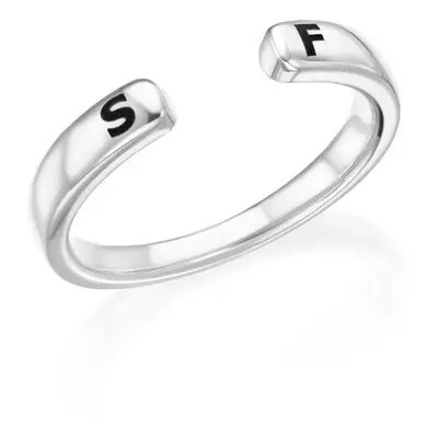 Custom Stacking Open Ring in Sterling Silver