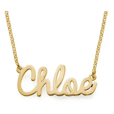 Cursive Name Necklace in 18ct Gold Plating