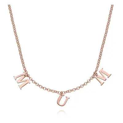 Mum Necklace in 18ct Rose Gold Plating