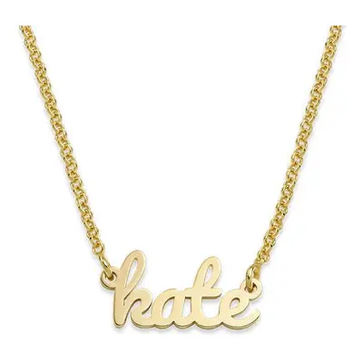 Signature Name Necklace for Teenagers in 18ct Gold Plating