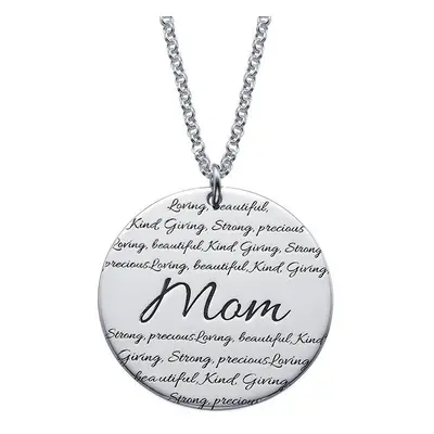 Inspirational Engraved Mum Necklace