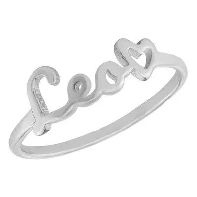 Script Name Ring in Sterling Silver