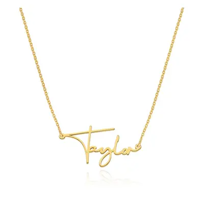 Paris Name Necklace in 18ct Gold Plating