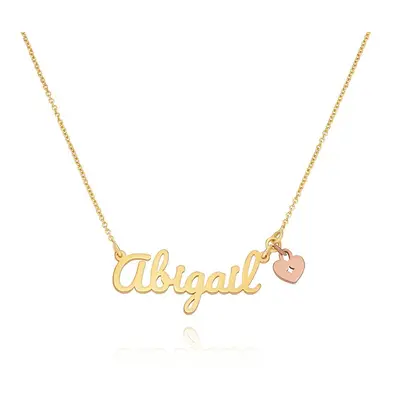 Sweetheart Name Necklace in 18ct Gold Vermeil