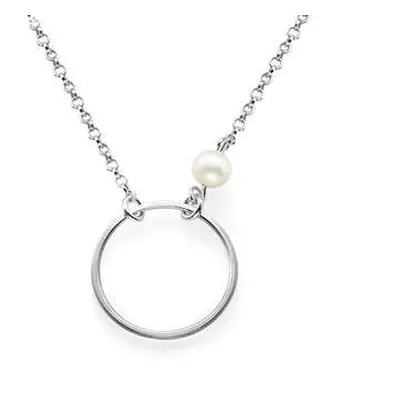 Sterling Silver Karma Necklace