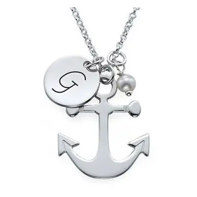 Anchor Jewellery with Initial Charm