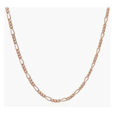 Figaro Chain in 18ct Rose Gold Plating