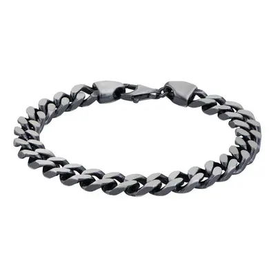 Men's Curb Chain Bracelet in Sterling Silver