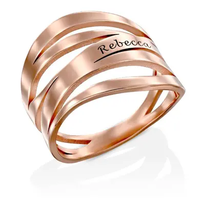 Margeaux Custom Ring in 18ct Rose Gold Plating