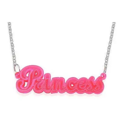 Pink Name Necklace for Kids