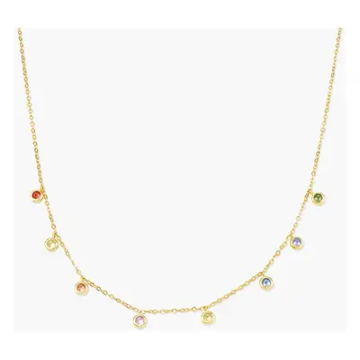 Rainbow Necklace – in 18ct Gold Plating