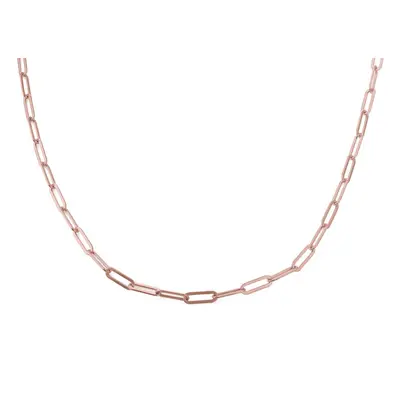 Thin Link Chain in 18ct Rose Gold Plating