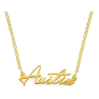 Tiny Name Necklace in 18ct Gold Vermeil