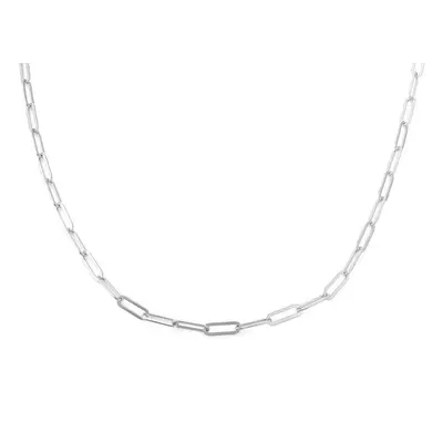 Stackable Paperclip Chain in Sterling Silver