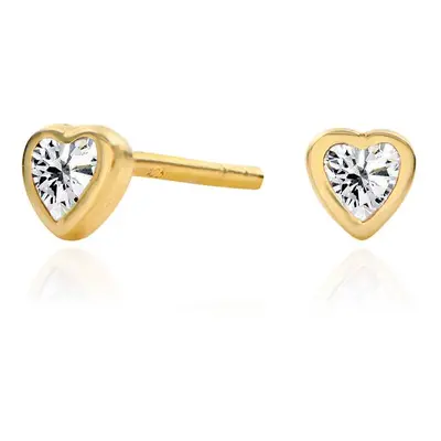 Charli Heart Earrings in 18ct Gold Vermeil