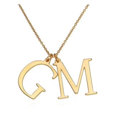 Initial Necklace in 18ct Gold Plating