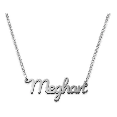 London Name Necklace in Sterling Silver