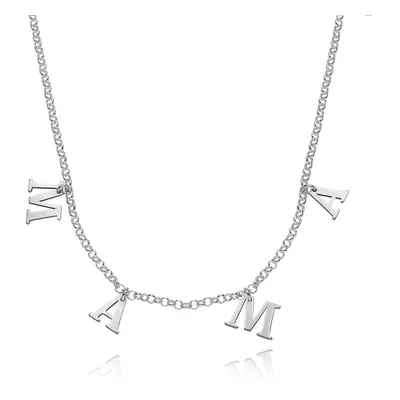 Mama Necklace in Sterling Silver