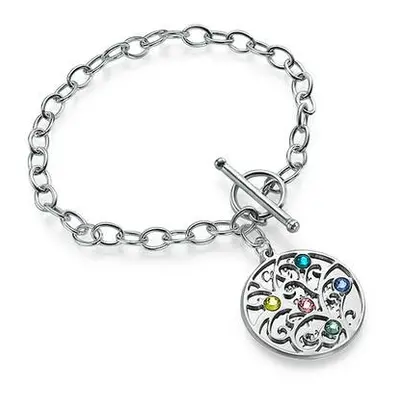 Silver Tree of Life Bracelet - Filigree Style