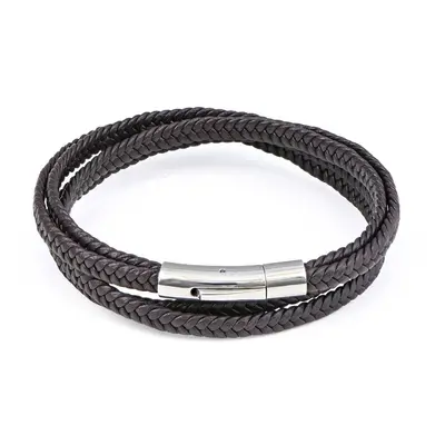 Men Super Fiber Brown Wrap Bracelet