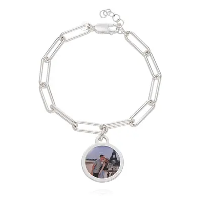 The Sweetest Photo Pendant Bracelet in Sterling Silver