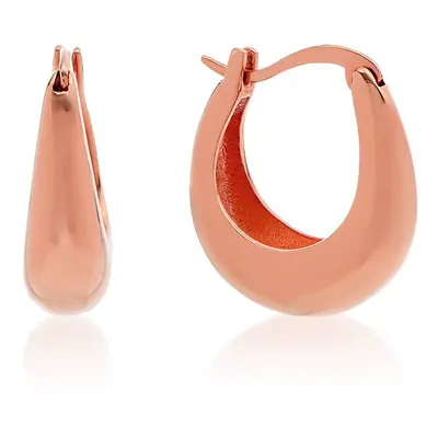 Vienna Waterdrop Huggies in 18ct Rose Gold Plating