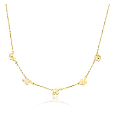 Heritage Multiple Initial Necklace in 18ct Gold Plating