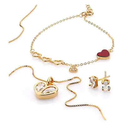 Valentine's Gift Set in Gold Plating