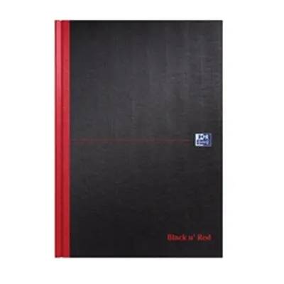 Black n Red Book Casebound 90gsm Ruled Indexed A-Z 192pp - 100080432