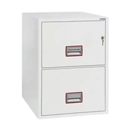 Phoenix World Class 2 Drawer Vertical Fire Rated Filing Cabinet