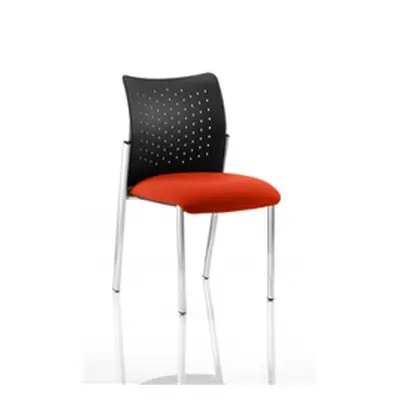 Academy Visitor Chair Pimento Colour Seat Without Arms - KCUP0012