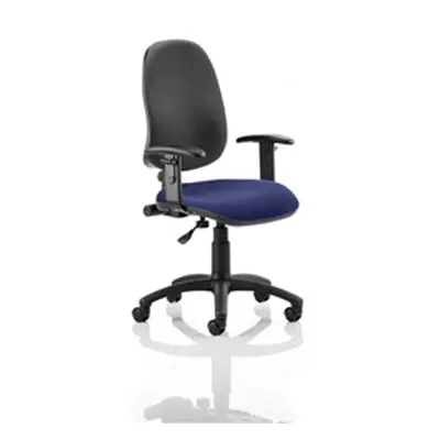 Eclipse I Lever Task Operator Chair Black Back Serene Colou