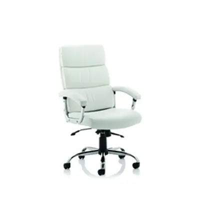 Desire Executive Chair White With Arms With Headrest - EX