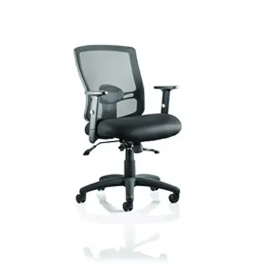 Portland II Task Operator Chair Black Mesh With Arms - OP