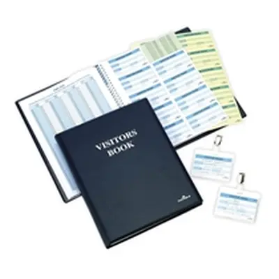 Durable Visitors Book of 300 60x90mm Badge Inserts