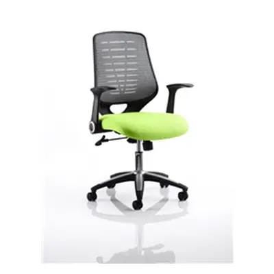 Relay Task Operator Chair Swizzle Colour Silver Back With A