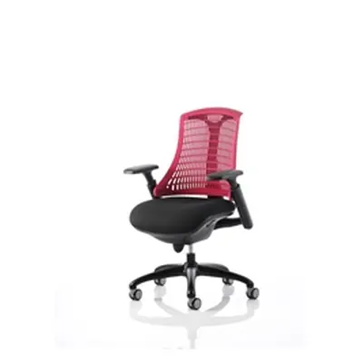 Flex Task Operator Chair Black Frame With Black Fabric Seat R