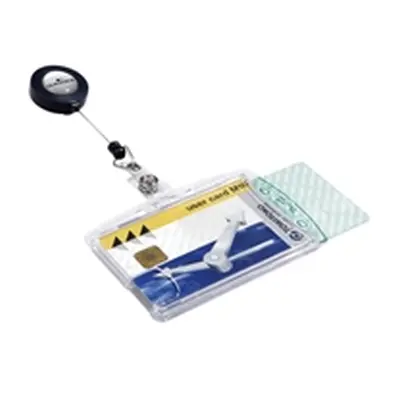 Durable Pass Holder Acrylic with Name Badge and Reel