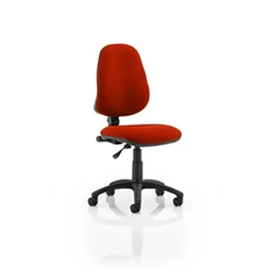 Eclipse I Task Operator Chair Pimento Colour Without Arms R