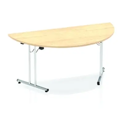 Impulse 1600 Folding Semicircle Table Maple - I000721